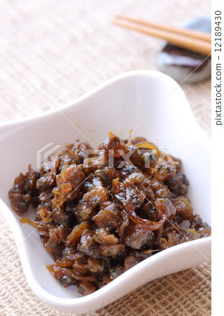 Braised spotted shijimi 12189430