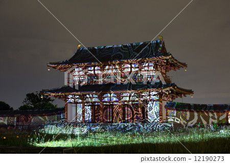 Heijo-kyo Tempyeong Festival Suzaku-mon Gatekai非凡的數字吊軸 12190273