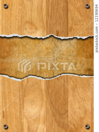 Cracked Wooden Background 12190694