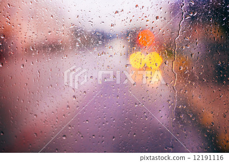 Drops On Glass After Rain Drops On Glass After Rain 12191116