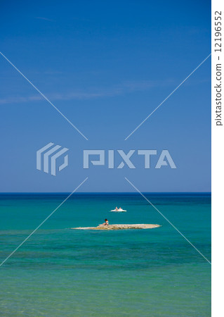 View of the bay of Sidari on Corfu 12196552