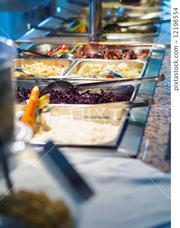 food buffet in restaurant 12196554