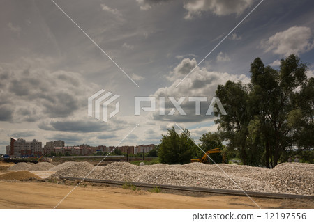 urban landscape with new buildings 12197556