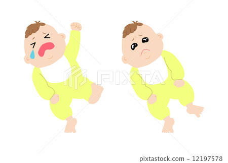 寶貝女孩即將哭泣寶貝哭 寶貝女孩即將哭泣寶貝哭 12197578