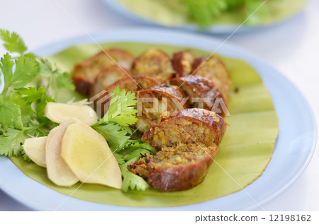 Thai spicy sausage Thai spicy sausage 12198162