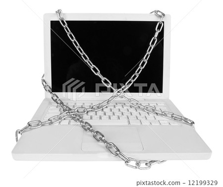 Laptop with chains 12199329