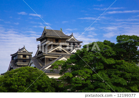 Kumamoto Castle Dance castle tower and Uto oar 12199377