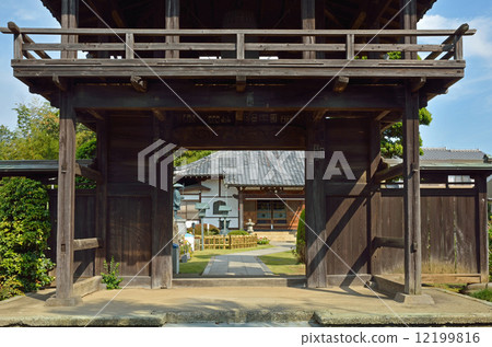 Mine Numata Rice · Chamber district Bell Tower built mountain gate 12199816