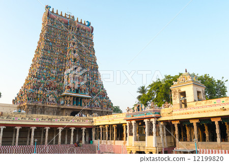 Tower of Madurai in India Minnaeksi Temple 12199820