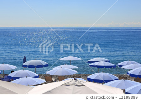 Bright Nice beach 12199889