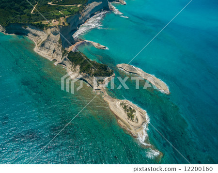 Aerial view on Sidari in Corfu Kerkyra 12200160