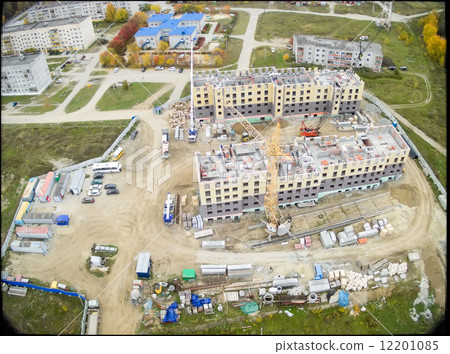 Construction site of residential house Construction site of residential house 12201085