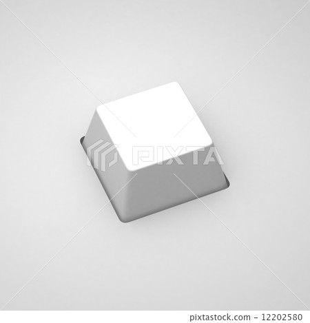 3d render of empty keyboard button 12202580