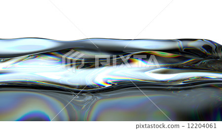 Liquid fuel waves and splashes isolated 12204061