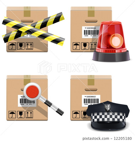 Vector Shipment Icons Set 25 12205180