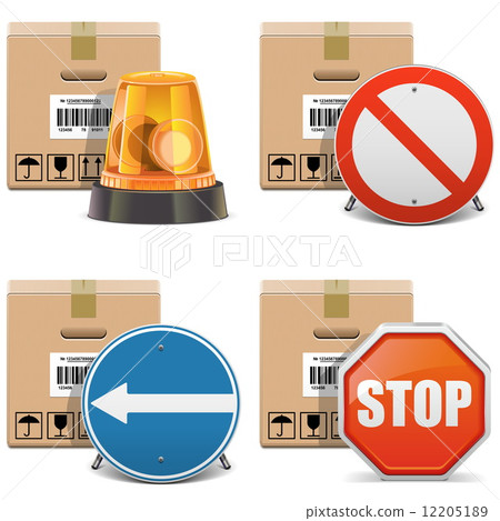 Vector Shipment Icons Set 24 12205189