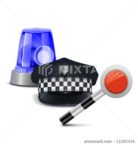 Vector Police Control Concept 12205334