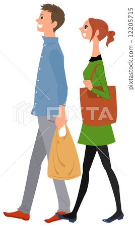 Men and women shopping 12205715