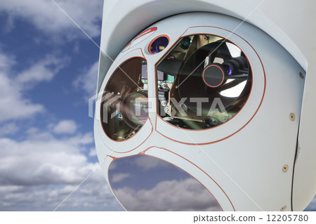 Closeup of Drone Camera and Sensor Pod Module 12205780