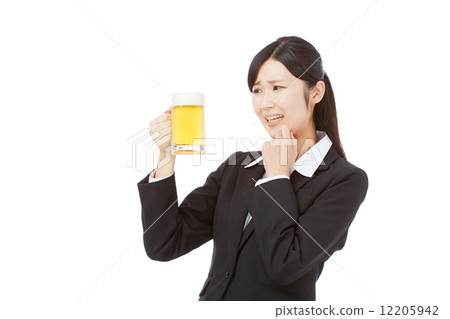 Business women who can not drink beer Business women who can not drink beer 12205942