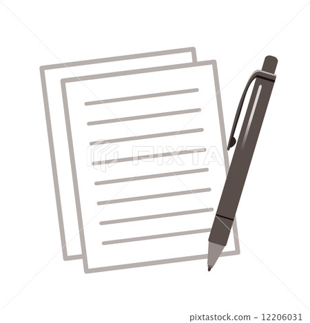 Documents and pen Documents and pen 12206031