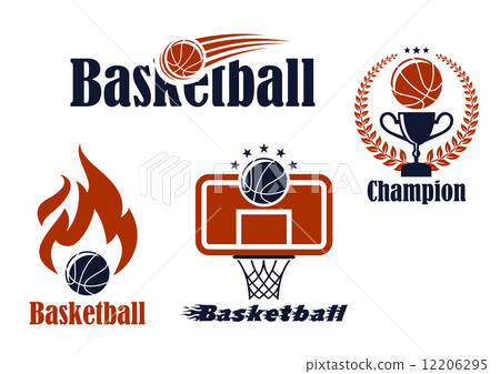 Basketball sport team emblems and symbols Basketball sport team emblems and symbols 12206295