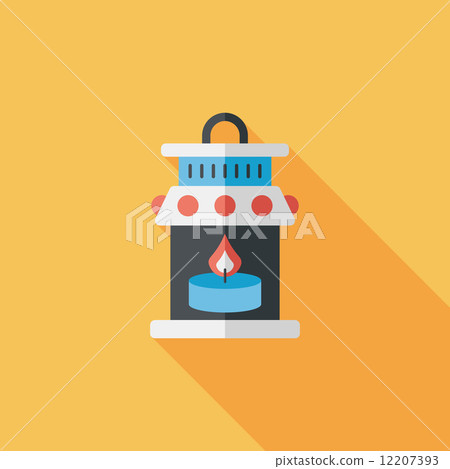 Christmas lantern flat icon with long shadow,eps10 Christmas lantern flat icon with long shadow,eps10 12207393