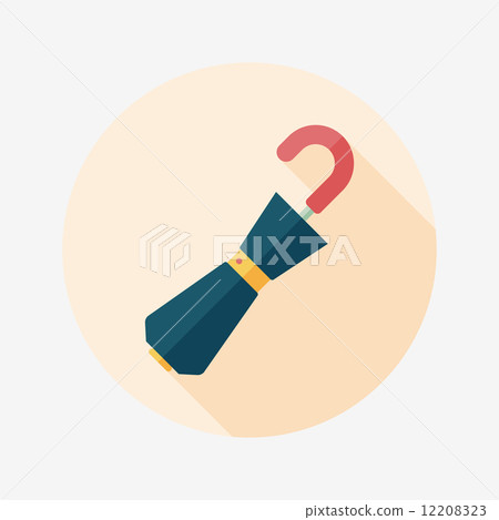 umbrella flat icon with long shadow umbrella flat icon with long shadow 12208323