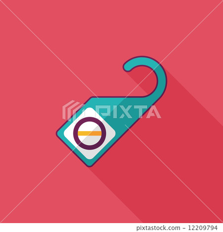 Do Not Disturb Sign, flat icon with long shadow Do Not Disturb Sign, flat icon with long shadow 12209794