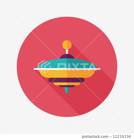 Gyro flat icon with long shadow,eps10 12210156