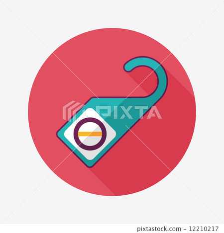 Do Not Disturb Sign, flat icon with long shadow Do Not Disturb Sign, flat icon with long shadow 12210217