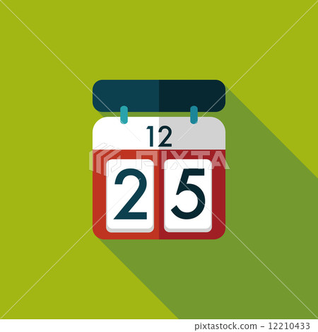 Calendar flat icon with long shadow,eps10 Calendar flat icon with long shadow,eps10 12210433