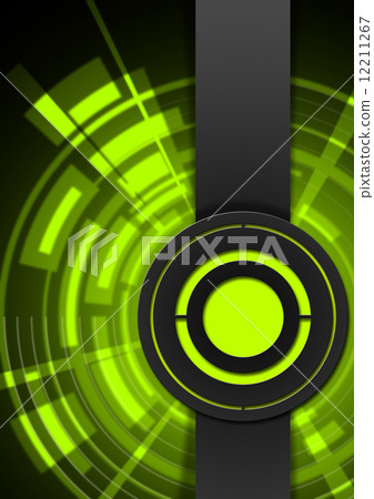 Black and Green Abstract Background 12211267