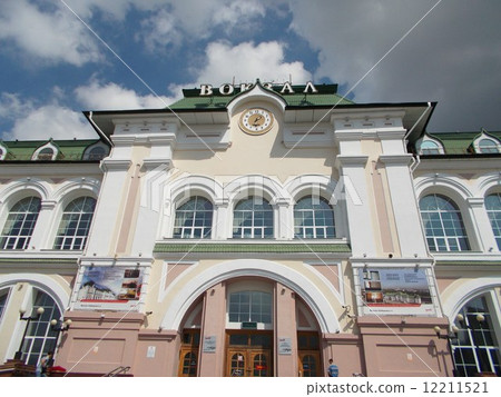 Russia Siberian Railroad Khabarovsk Station Russia Siberian Railroad Khabarovsk Station 12211521