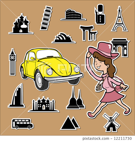 Beetle car around the world 12211730