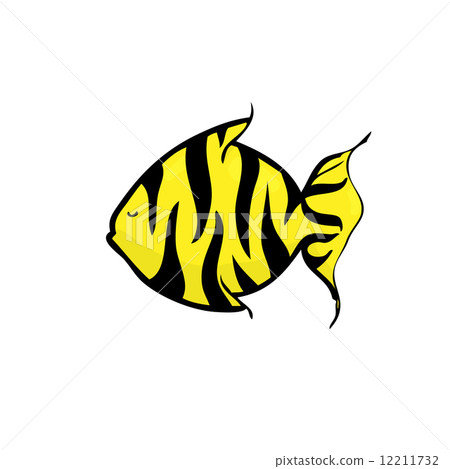 Fish tiger pattern - Stock Illustration [12211732] - PIXTA