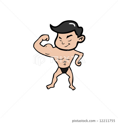 Businessman muscle training 12211755