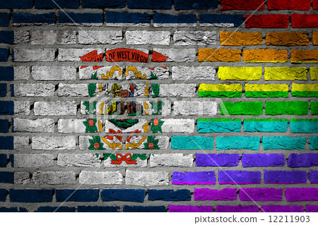 Dark brick wall - LGBT rights - West Virginia 12211903