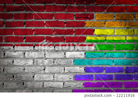 Dark brick wall - LGBT rights - Indonesia Dark brick wall - LGBT rights - Indonesia 12211916