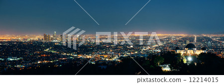 Los Angeles at night 12214015