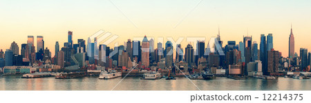 New York City sunset 12214375