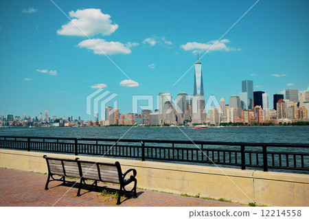 Manhattan downtown skyline Manhattan downtown skyline 12214558