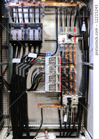 Electrical panel with fuses and contactors 12215243