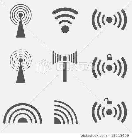 WiFi Icon Set 12215409