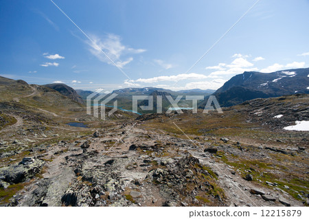 Besseggen Ridge in Jotunheimen National Park, Norway Besseggen Ridge in Jotunheimen National Park, Norway 12215879