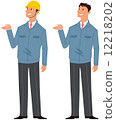 工作服的男性僱員 工作服的男性僱員 12218202
