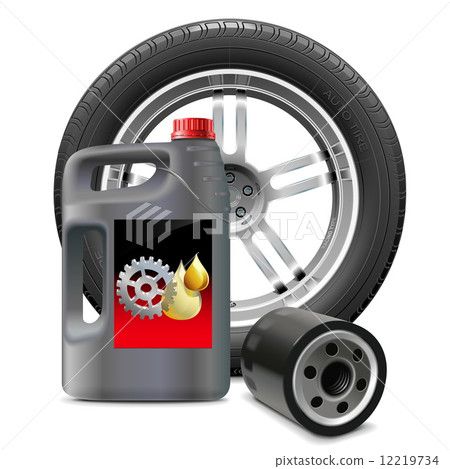 Vector Engine Oil with Oil Filter and Tire 12219734