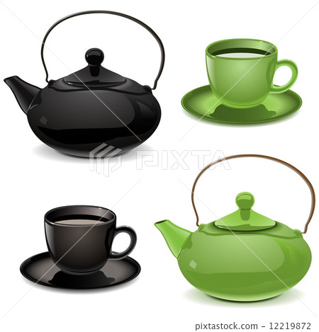 Vector Teapot and Cup 12219872
