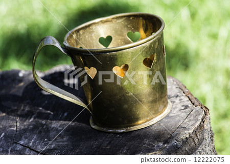 Cups with heart shapes Cups with heart shapes 12222075
