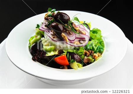Vegetable salad with cheese Vegetable salad with cheese 12226321
